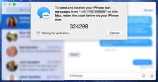 Activate Text Message Forwarding in Yosemite