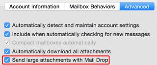 Send Large Attachments with Mail Drop